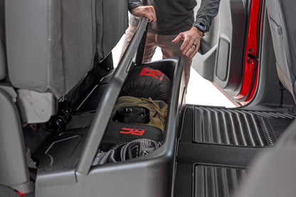 Under Seat Storage with Locking Lid | Crew Cab | Chevy/GMC 1500/2500HD/3500HD (19-24)