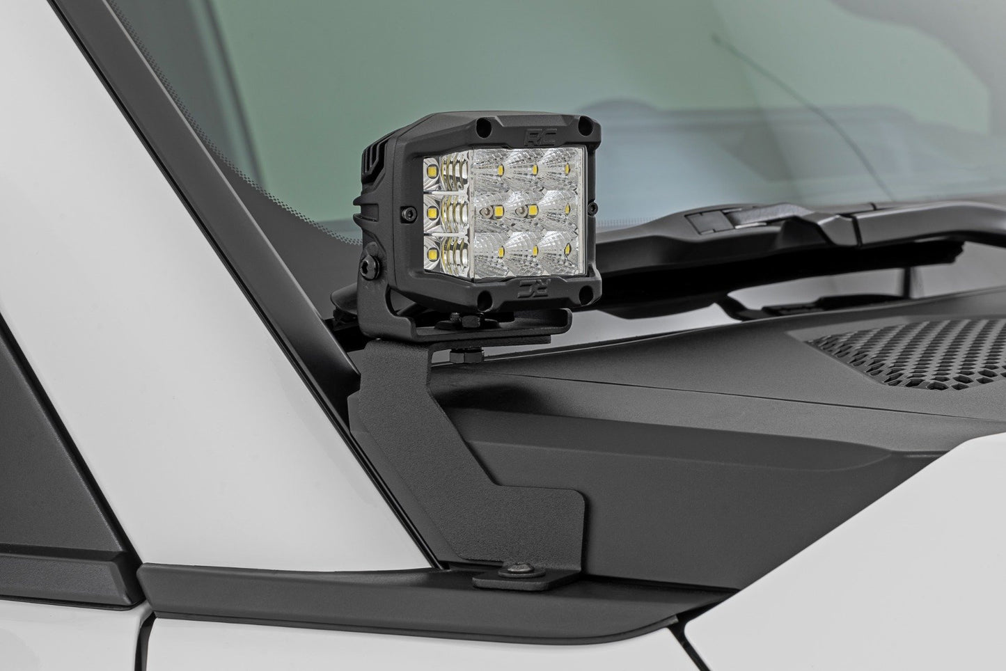 LED Light Kit | Ditch Mount | 2" Black Pair | Flood | Toyota Land Cruiser (24-25)