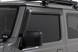 Impact Resistant Side Window Deflectors | Tape On Rain Guard | Suzuki Jimny 3 Door (2018-2026)