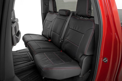 Premium Seat Covers | FR Bucket | RR 60/40 | Chevy/GMC Sierra 1500 (19-25)/Silverado 1500 (19-26)