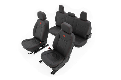 Premium Seat Covers | FR Bucket | RR 60/40 | Chevy/GMC Sierra 1500 (19-25)/Silverado 1500 (19-26)