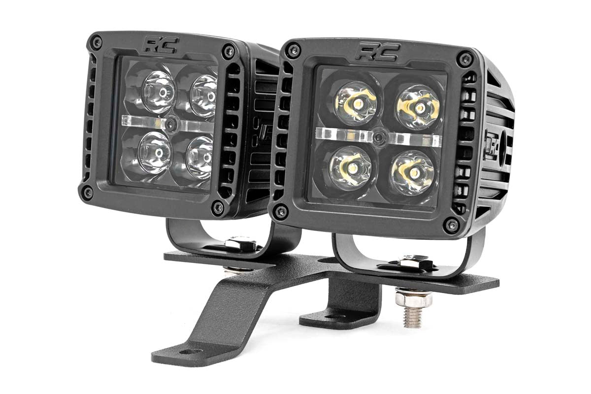 Jeep Quad LED Light Pod Kit  - Black Series (18-21 JL / 20-21 Gladiator)