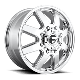 Fuel D536 CHROME PLATED 20x8.25 8x200 Wheels | Offset: 122 | Backspace: 9.43 | Bore: 142