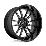 Fuel D761 GLOSS BLACK MILLED 24x12 6x135 Wheels | Offset: -44 | Backspace: 4.77 | Bore: 87.1