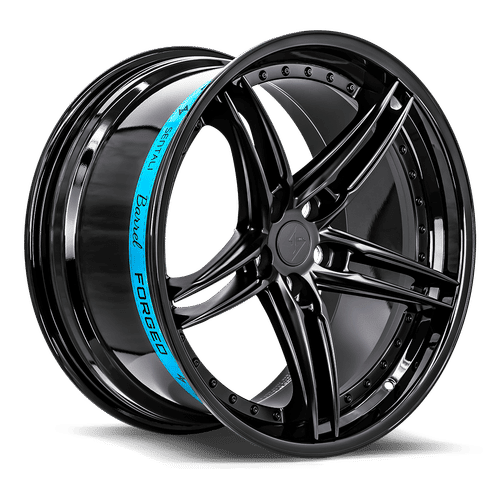 Sentali Barrel Forged SB3 Gloss Black Lip / Matte Black Centre 22x9.5 5x120 Wheels | Offset: 35 | Backspace: 6.75 | Bore: 72.6