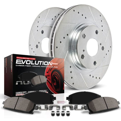 Power Stop 11-19 Dodge Durango Front Z23 Evolution Sport Brake Kit