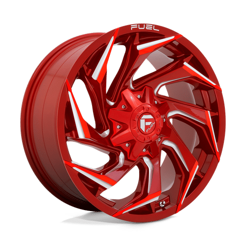Fuel D754 CANDY RED MILLED 20x9 8x170 Wheels | Offset: 20 | Backspace: 5.79 | Bore: 125.1