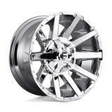 Fuel D614 CHROME PLATED 20x10 8x180 Wheels | Offset: -18 | Backspace: 4.79 | Bore: 124.2