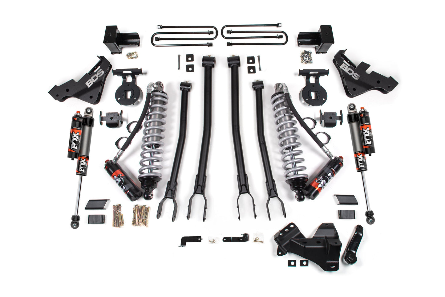 4 Inch Lift Kit w/ 4-Link | FOX 2.5 Coilover Conversion - Performance Elite | Ford F450 Super Duty (20-22) 4WD