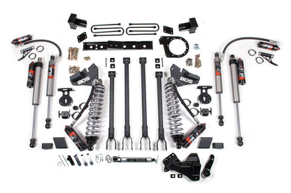7 Inch Lift Kit w/ 4-Link | FOX 2.5 Performance Elite Coil-Over Conversion | Ford F250/F350 Super Duty (20-22) 4WD | Diesel