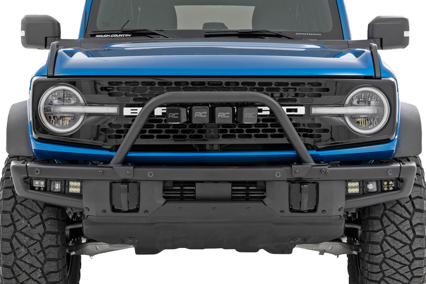 Safari Bar | 3" OSRAM (Quad) | Wide | OE Modular Steel | Ford Bronco (21-23)