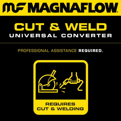 MagnaFlow Universal Catalytic Converter 2.25 inch T2 Rear