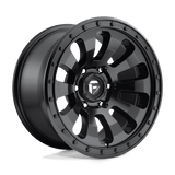 Fuel D630 MATTE BLACK 17x9 5x127 Wheels | Offset: -12 | Backspace: 4.53 | Bore: 78.1