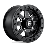 Fuel D938 MATTE BLACK MILLED 15x7 4x156 Wheels | Offset: 38 | Backspace: 5.5 | Bore: 132