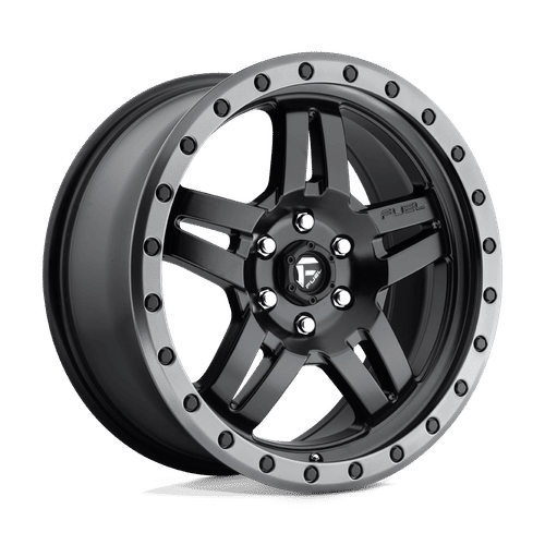 Fuel D557 MATTE BLACK GUN METAL RING 18x8 6x120 Wheels | Offset: 27 | Backspace: 5.56 | Bore: 67.06