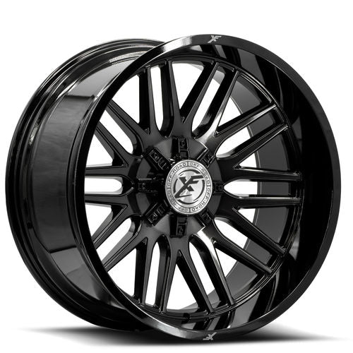 XF OFFROAD XF-240 Black Brushed Dark Tint 22x10 6x135/6x139.7 Wheels | Offset: -18 | Backspace: nan | Bore: 106.4