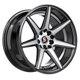 SPEC-1 RACING SP-73 Gloss Black Machined / Undercut nan 5x112 Wheels | Offset: 42 | Backspace: nan | Bore: nan