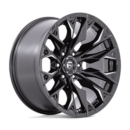 Fuel D803 GLOSS BLACK MILLED 24x12 5x127 Wheels | Offset: -44 | Backspace: 4.77 | Bore: 71.5