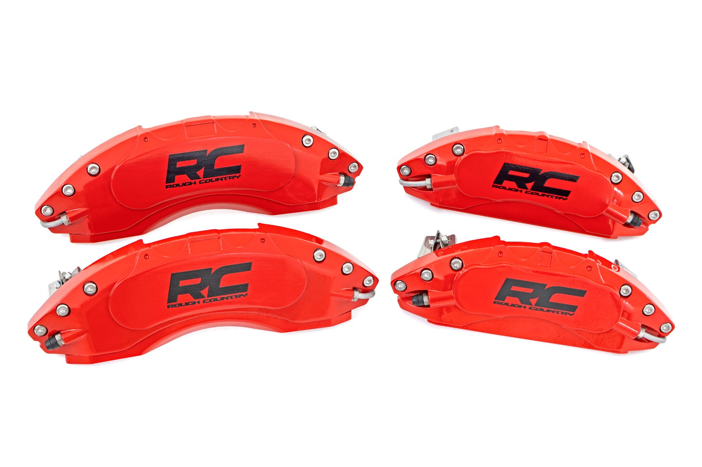 Caliper Covers | Front and Rear | Red | Chevy/GMC 2500HD/3500HD (11-19)