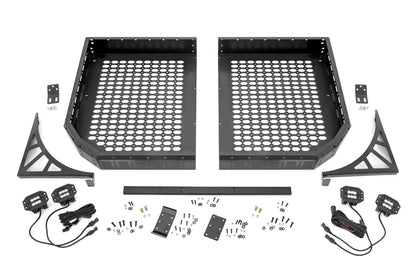 Cargo Rack | Dual 2" Black LED Pairs | Flush Mount | CF Moto 1000/1000XL (2021-2025)