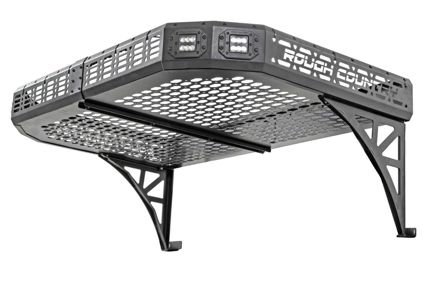 Cargo Rack | Dual 2" Black LED Pairs | Flush Mount | CF Moto 1000/1000XL (2021-2025)