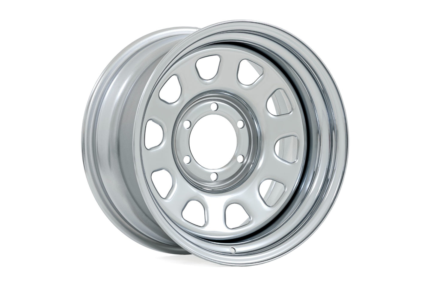 Steel Wheel | Chrome | 15x8 | 5x4.5 | 3.30 Bore | -19