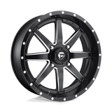 Fuel D538 MATTE BLACK MILLED 20x7 4x137 Wheels | Offset: 13 | Backspace: 4.51 | Bore: 110.1
