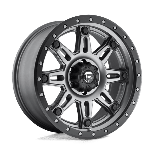 Fuel D568 MATTE GUN METAL BLACK BEAD RING 17x9 5x127 Wheels | Offset: 1 | Backspace: 5.04 | Bore: 78.1
