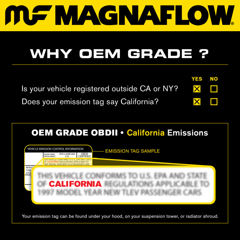 MagnaFlow Direct Fit Catalytic Converter 10-14 Ford F-150 SVT Raptor 6.2L - Right
