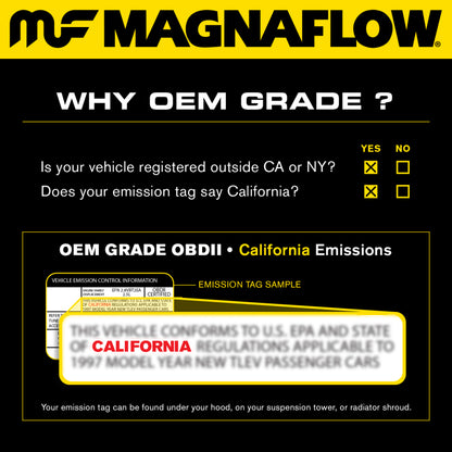 MagnaFlow Direct Fit Catalytic Converter 10-14 Ford F-150 SVT Raptor 6.2L - Right