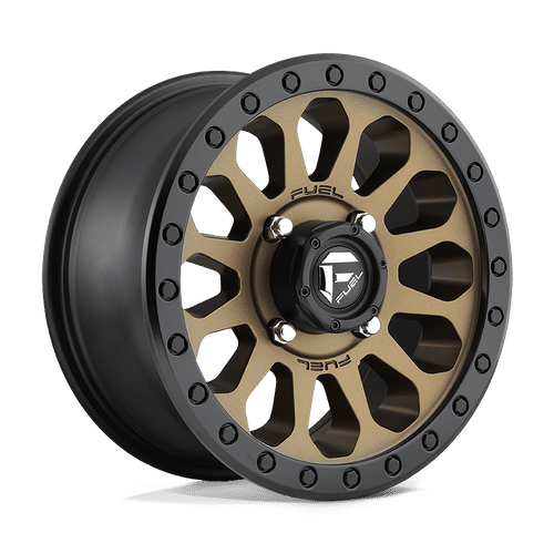 Fuel D600 MATTE BRONZE BLACK BEAD RING 15x7 4x156 Wheels | Offset: 13 | Backspace: 4.51 | Bore: 132