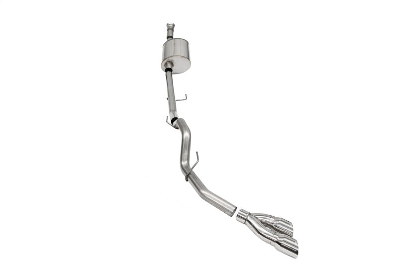 Corsa 2021-2025 Ford F-150 SuperCab/6.5in Bed 5.0L V8 Sport Cat-Back Single Side Exit-Polished