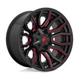 Fuel D712 GLOSS BLACK RED TINTED CLEAR 20x10 8x180 Wheels | Offset: -18 | Backspace: 4.79 | Bore: 124.2