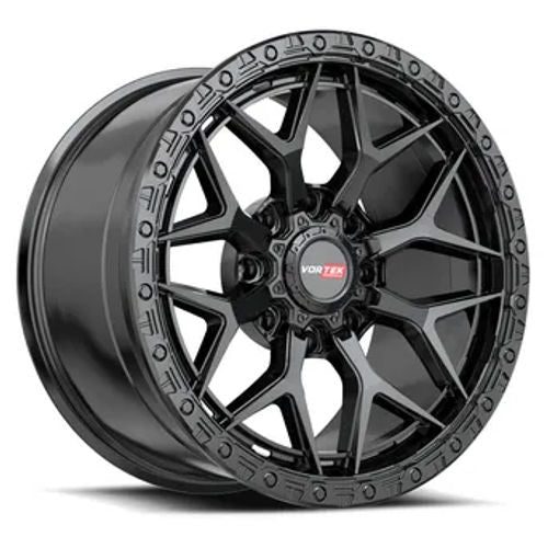 VORTEK VRT-603SB Satin Black 20x10 6x135/6x139.7 Wheels | Offset: -24 | Backspace: 4.5 | Bore: 106.1