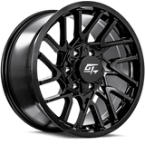 GT OFFROAD Aggression Gloss Black Gloss Black 20x10 8x180 Wheels | Offset: -18 | Backspace: 4.75 | Bore: 125.2