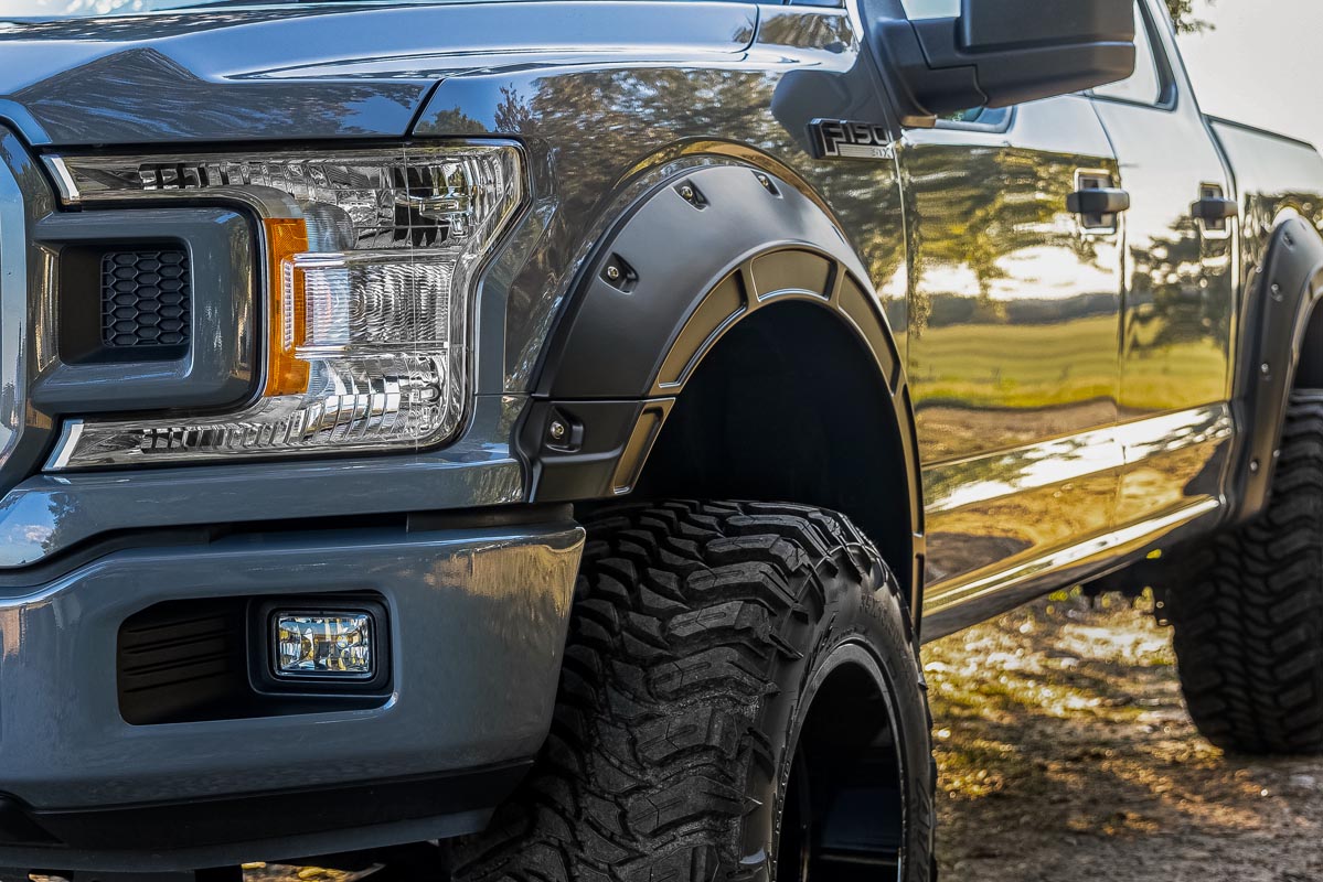 Defender Pocket Fender Flares | G1 Absolute Black | Ford F-150 (15-20)