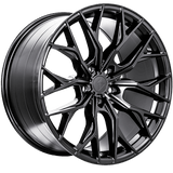 Sentali Street SS2 Matte Black 18x8.5 5x100 Wheels | Offset: 35 | Backspace: 6.25 | Bore: 73.1