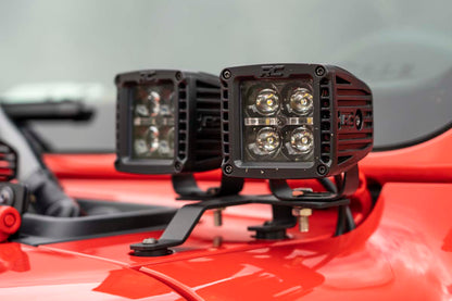 Jeep Quad LED Light Pod Kit  - Black Series (18-21 JL / 20-21 Gladiator)