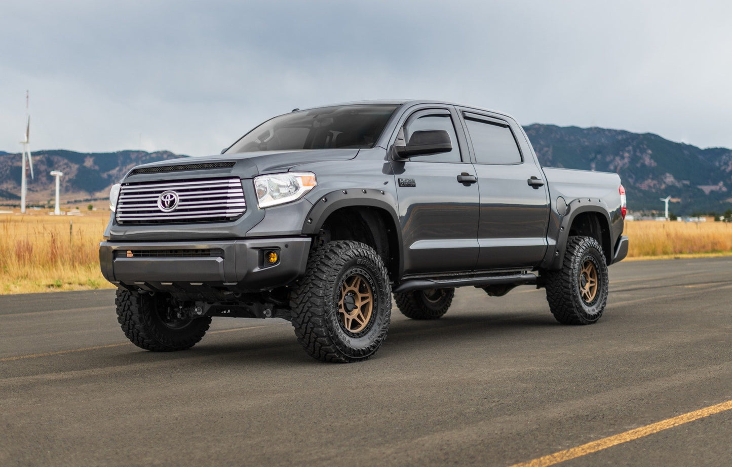 Pocket Fender Flares | 4X4 Smoked Mesquite | Toyota Tundra 2WD/4WD (14-21)