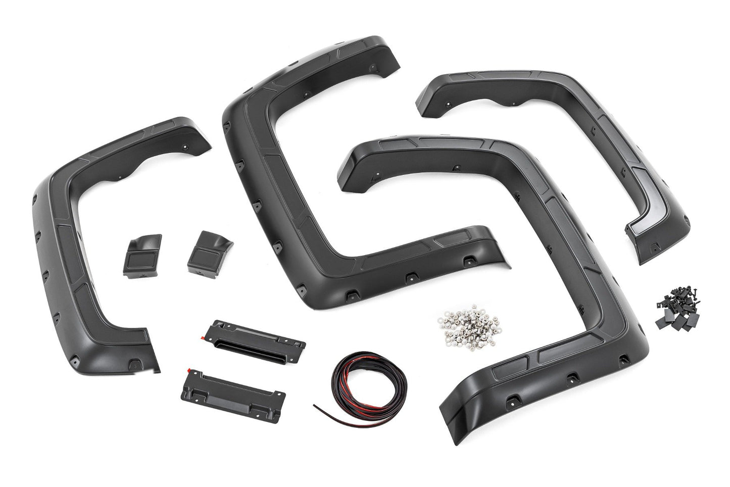 Fender Flares | Defender | 6'7" &amp; 8' Bed | GPA Graphite | Chevy Silverado 1500 (14-18)