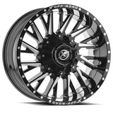 XF OFFROAD XF-226  Gloss Black Milled 20x10 5x139.7/5x150 Wheels | Offset: -24 | Backspace: 4.56 | Bore: 110.3