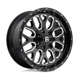 Fuel D588 GLOSS BLACK MILLED 20x9 6x120/6x139.7 Wheels | Offset: 20 | Backspace: 5.79 | Bore: 78.1