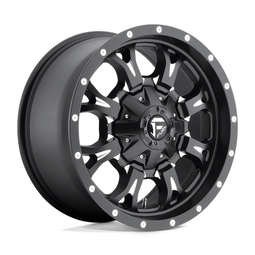 Fuel D517 MATTE BLACK MILLED 20x10 8x170 Wheels | Offset: -12 | Backspace: 5.03 | Bore: 125.1