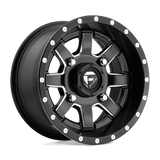 Fuel D538 MATTE BLACK MILLED 14x7 4x156 Wheels | Offset: 13 | Backspace: 4.51 | Bore: 132