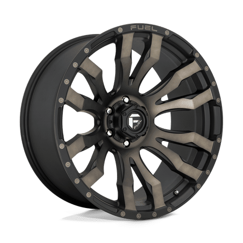 Fuel D674 MATTE BLACK DOUBLE DARK TINT 22x10 6x139.7 Wheels | Offset: -18 | Backspace: 4.79 | Bore: 106.1