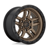 Fuel D702 MATTE BRONZE BLACK BEAD RING 17x9 5x127 Wheels | Offset: -12 | Backspace: 4.53 | Bore: 71.5