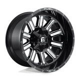 Fuel D620 GLOSS BLACK MILLED 22x12 6x135/6x139.7 Wheels | Offset: -45 | Backspace: 4.73 | Bore: 106.1