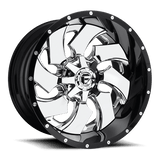 Fuel D240 CHROME PLATED GLOSS BLACK LIP 20x10 8x165.1 Wheels | Offset: -19 | Backspace: 4.75 | Bore: 125.1