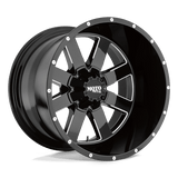 Moto Metal MO962 GLOSS BLACK MILLED 20x9 8x165.1 Wheels | Offset: 0 | Backspace: 5 | Bore: 125.1