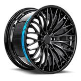 Sentali Barrel Forged SB1 Gloss Black Lip / Matte Black Centre 22x9.5 5x120 Wheels | Offset: 35 | Backspace: 6.75 | Bore: 72.6